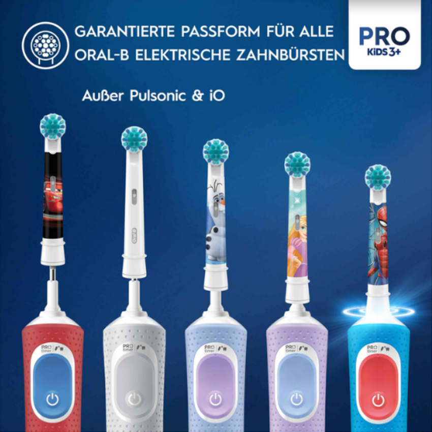 Oral-B PRO Kids 3+ Frozen Aufsteckbürsten - 4 Stück Oral-B Oral-B PRO Kids 3+ Frozen Aufsteckbürsten - 4 Stück