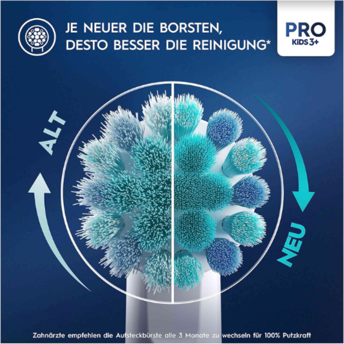 Oral-B Oral-B PRO Kids 3+ Frozen Aufsteckbürsten - 4 Stück