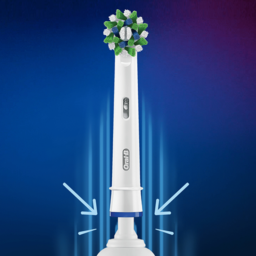Oral-B Cross Action 3 Stück - CleanMaximiser Aufsteckbürsten Oral-B Oral-B Cross Action 3 Stück - CleanMaximiser Aufsteckbürsten