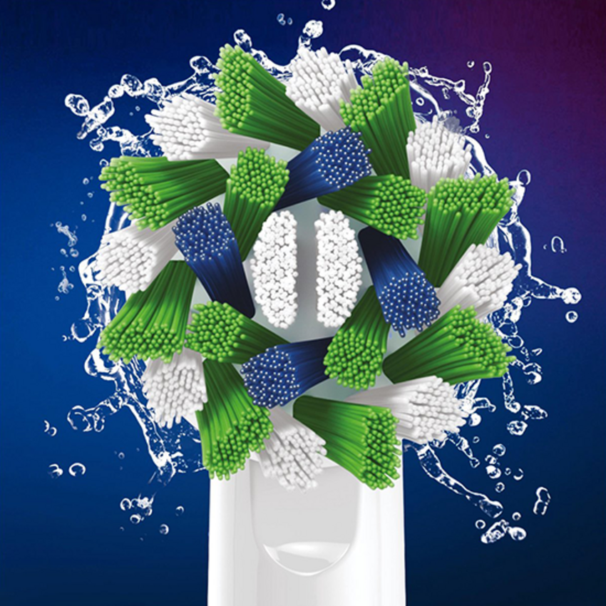 Oral-B Cross Action 3 Stück - CleanMaximiser Aufsteckbürsten Oral-B Oral-B Cross Action 3 Stück - CleanMaximiser Aufsteckbürsten