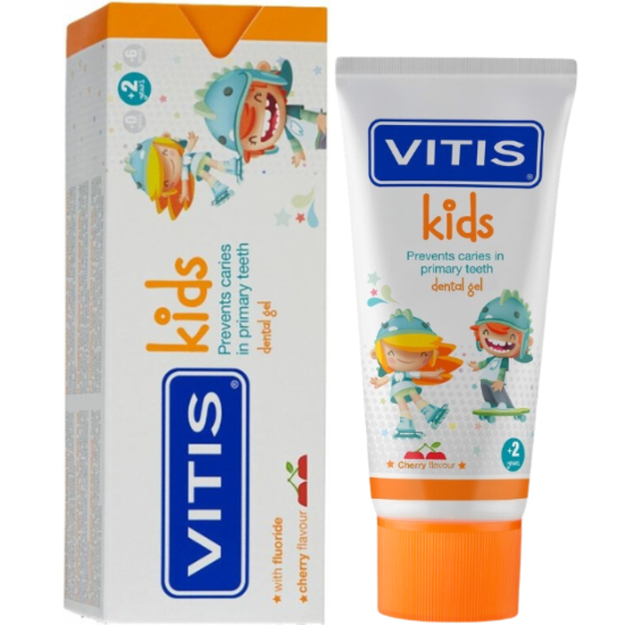 VITIS Vitis Kids Cherry Gel Zahnpasta - 50 ml