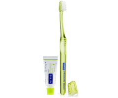 VITIS Vitis Orthodontic Access Kit - Zahnburste + Mini-Zahnpasta 15 ml