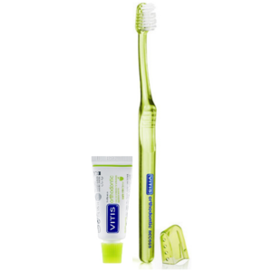 VITIS Vitis Orthodontic Access Kit - Zahnburste + Mini-Zahnpasta 15 ml Vitis Orthodontic Access Kit - Zahnburste + Mini-Zahnpasta 15 ml