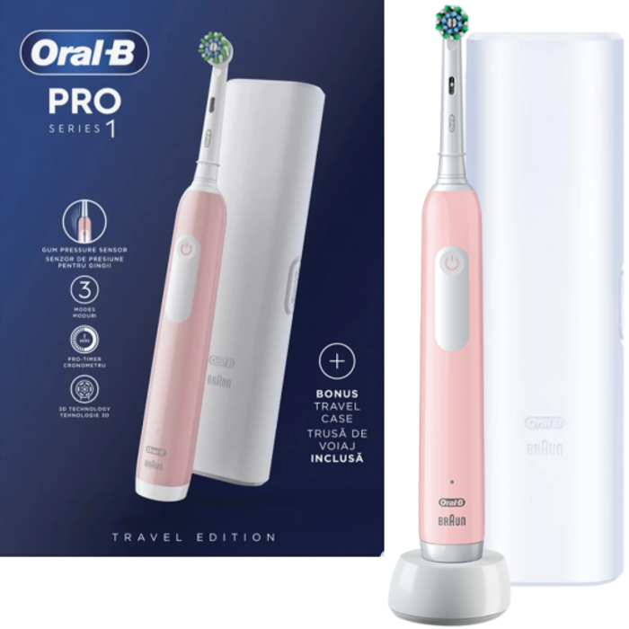 Oral-B Oral-B PRO Series 1 Pink Elektrische Zahnbürste