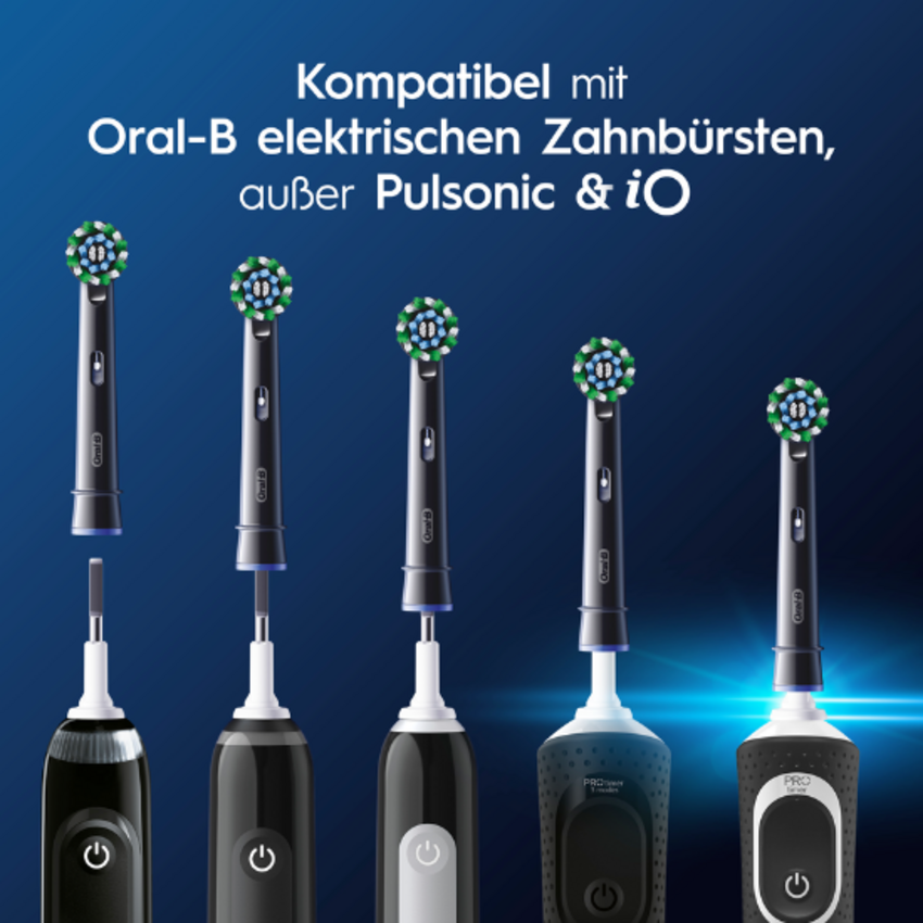 Oral-B Oral-B PRO Cross Action Black Aufsteckbürsten - 10 Stück