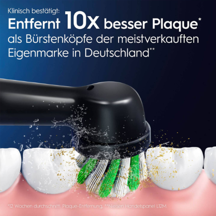 Oral-B Oral-B PRO Cross Action Black Aufsteckbürsten - 10 Stück