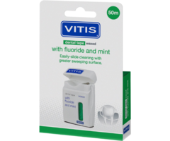 VITIS Vitis Dental Tape Waxed 50m - Fluorid Minze