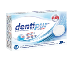Dentipur Dentipur Reinigungstabletten für u.a. Zahnspangen und Mundschutze - 30 Stück