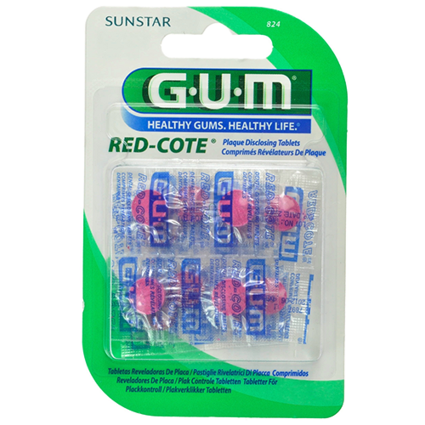 GUM Plaque-Indikatoren Red-Cote - 16 Stück GUM Sunstar GUM Plaque-Indikatoren Red-Cote - 16 Stück