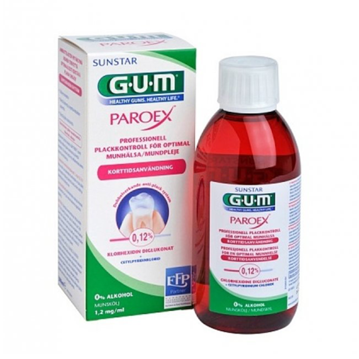 GUM Sunstar GUM Paroex Mundspülung 0,12% Chlorhexidin - 300 ml
