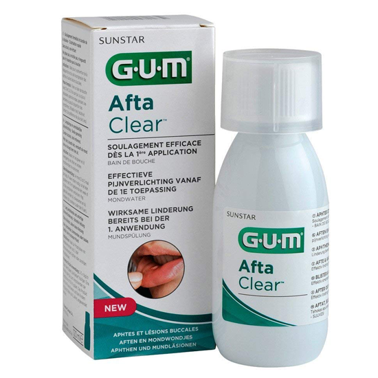 GUM AftaClear Mundspülung - 120 ml GUM Sunstar GUM AftaClear Mundspülung - 120 ml