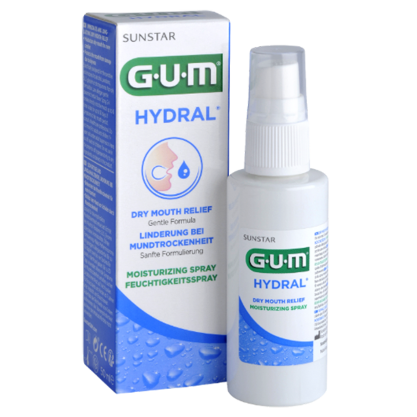 GUM Hydral Mundtrockenheit Spray - 50 ml GUM Sunstar GUM Hydral Mundtrockenheit Spray - 50 ml