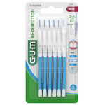 GUM Bi-Direction Interdentalbürsten 0,9 mm blau - 6 Stück GUM Sunstar GUM Bi-Direction Interdentalbürsten 0,9 mm blau - 6 Stück