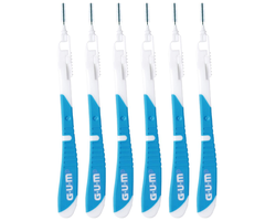 GUM Sunstar GUM Bi-Direction Interdentalbürsten 0,9 mm blau - 6 Stück