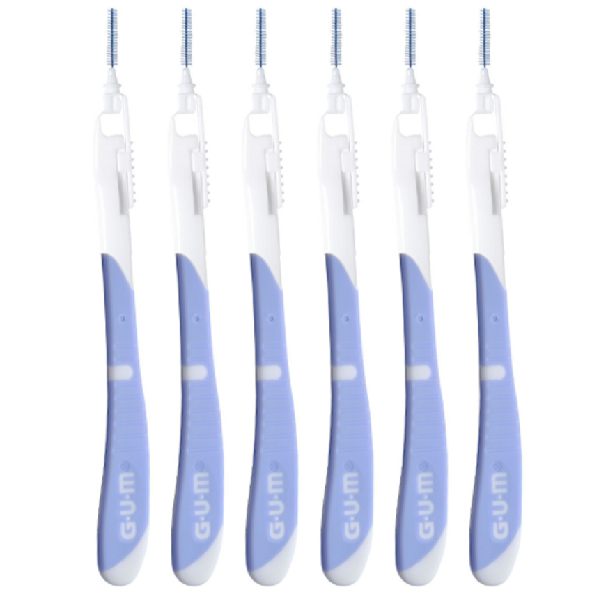 GUM Bi-Direction Interdentalbürsten 0.6 mm lavendel - 6 Stück GUM Sunstar GUM Bi-Direction Interdentalbürsten 0.6 mm lavendel - 6 Stück