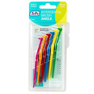 TePe Interdentalbürsten Angle Probepackung - 6 Stück