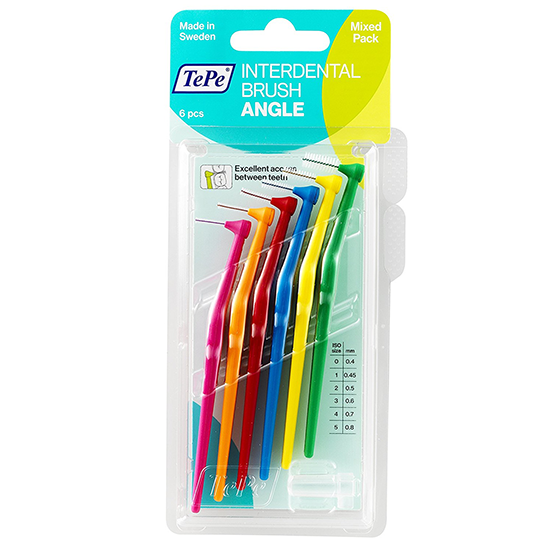 TePe Interdentalbürsten Angle Probepackung - 6 Stück Tepe TePe Interdentalbürsten Angle Probepackung - 6 Stück