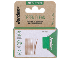 Jordan Jordan Green Clean Zahnstocher Thin - 100 Stück