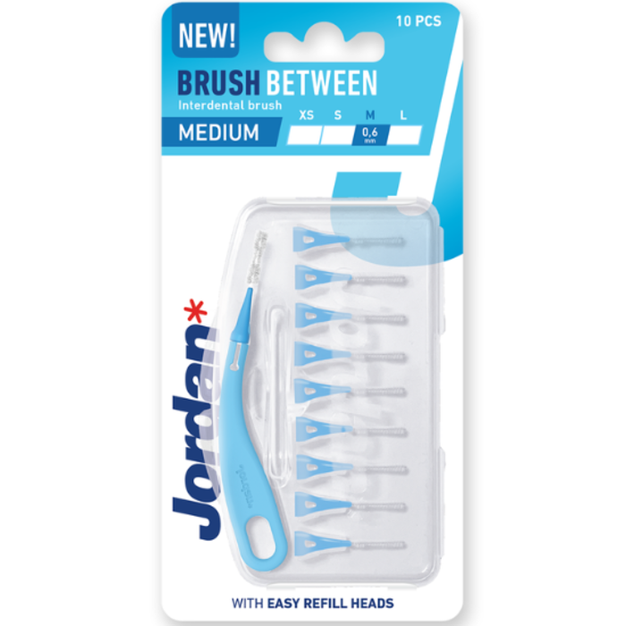 Jordan Jordan Brush Between Medium 0,6 mm blau - 10 Stück