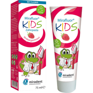 Miradent Mirafluor Kinderzahnpasta Himbeere - 0-6 Jahre - 75 ml