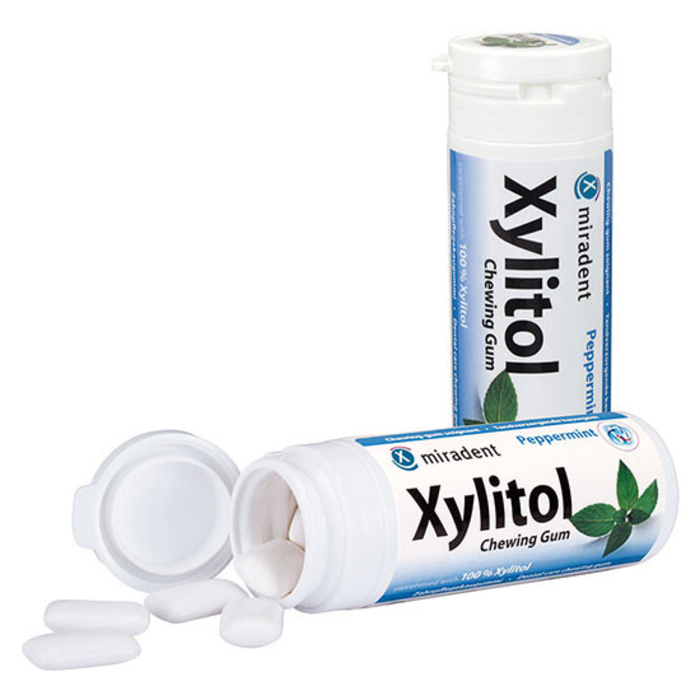Miradent Miradent Xylitol Kaugummi Pfefferminz - 30 Stück