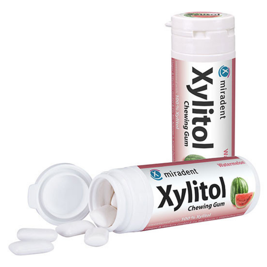 Miradent Miradent Xylitol Kaugummi Wassermelone - 30 Stück