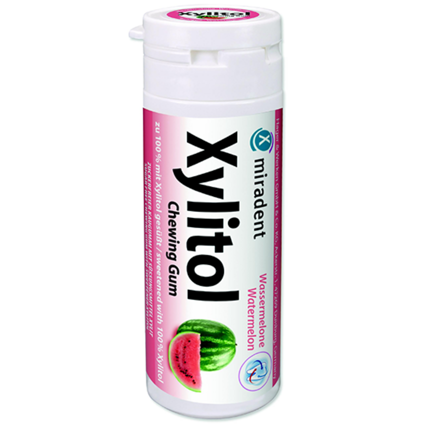Miradent Miradent Xylitol Kaugummi Wassermelone - 30 Stück