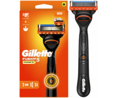 Gillette Gillette Fusion5 Power Rasiersystem + 1 Rasierklinge – Schwarz