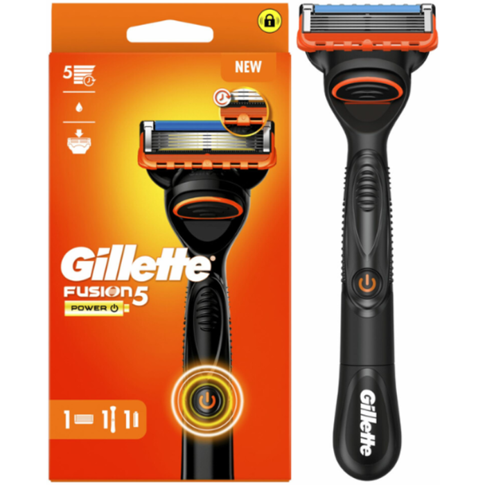 Gillette Gillette Fusion5 Power Rasiersystem + 1 Rasierklinge – Schwarz