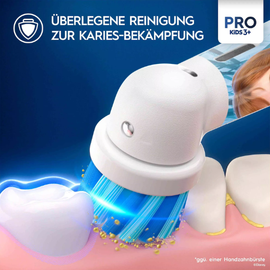 Oral-B Oral-B PRO Kids 3+ Frozen + 1 Extra Aufsteckbürste