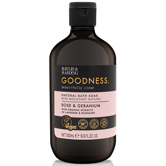 Baylis & Harding Goodness Badeschaum Rose & Geranie - 500 ml Baylis & Harding Baylis & Harding Goodness Badeschaum Rose & Geranie - 500 ml