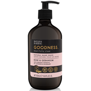 Baylis & Harding Goodness Handseife Rose & Geranie - 500 ml