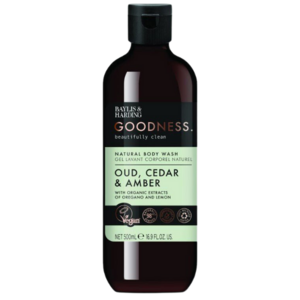 Baylis & Harding Goodness Körperwaschgel Oud, Zeder & Bernstein - 500 ml