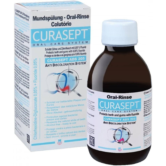 Curasept ADS 205 Mundspüllösung 0,05% - 200 ml Curasept Curasept ADS 205 Mundspüllösung 0,05% - 200 ml