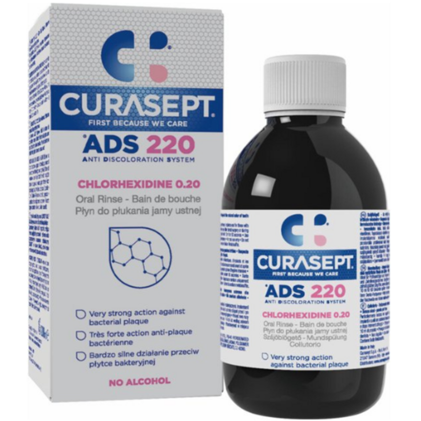 Curasept ADS 220 Mundspüllösung 0,20% - 200 ml Curasept Curasept ADS 220 Mundspüllösung 0,20% - 200 ml