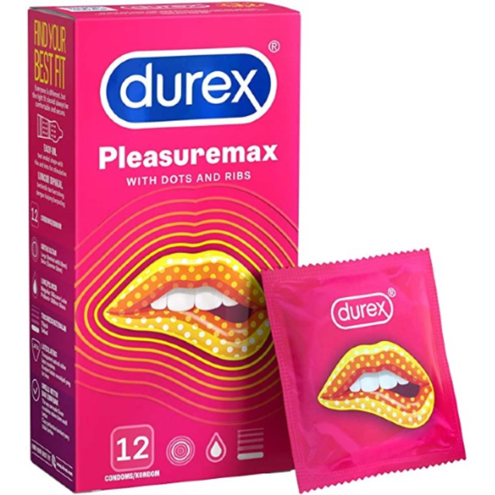 Durex Durex Kondome - Pleasuremax mit Noppen und Rillen - 12 Stück
