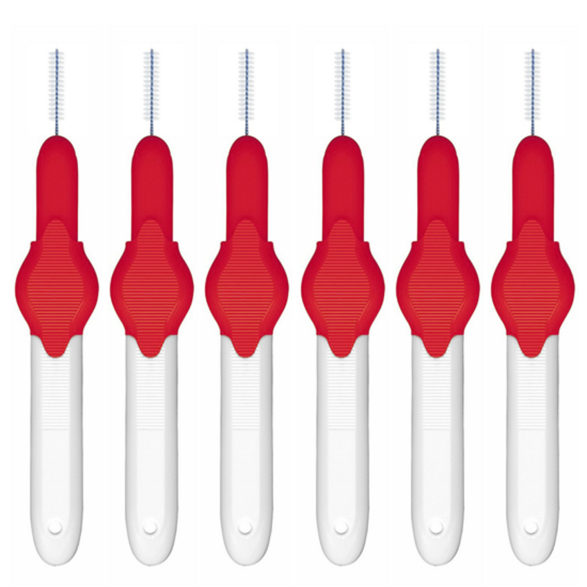 Everbright Everbright Interdentalbürsten 2,5 mm rot - 6 Stück