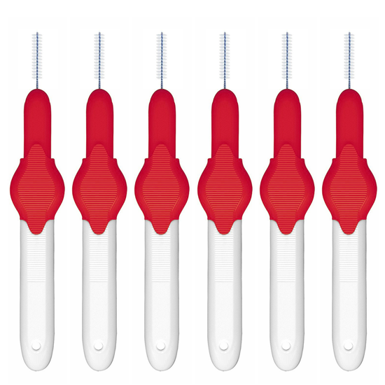 Everbright Everbright Interdentalbürsten 2,5 mm rot - 6 Stück