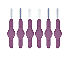 Everbright Everbright Interdentalbürsten 6,0 mm lila - 6 Stück
