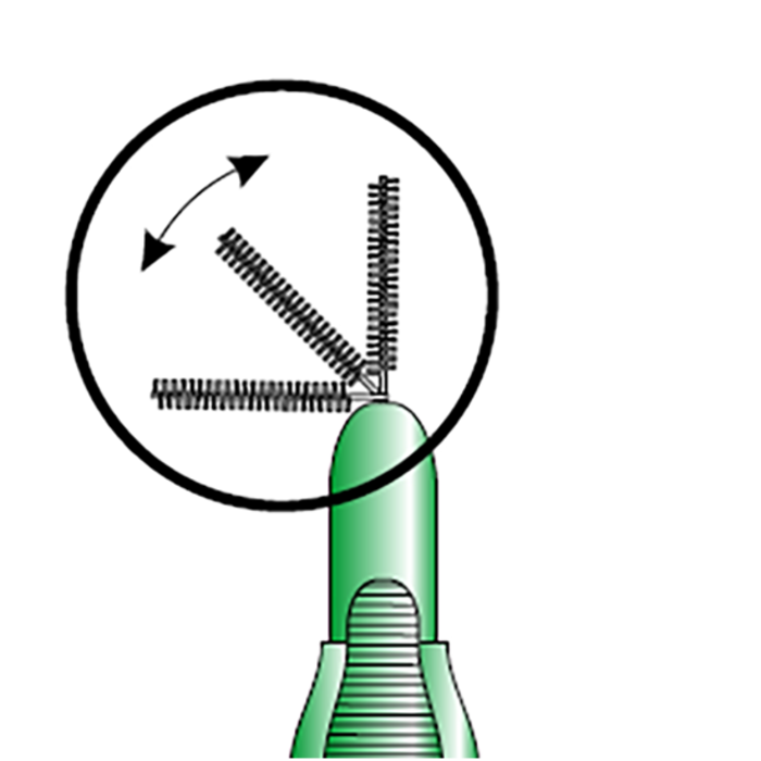 Everbright Everbright Interdentalbürsten 9,0 mm grau - 6 Stück