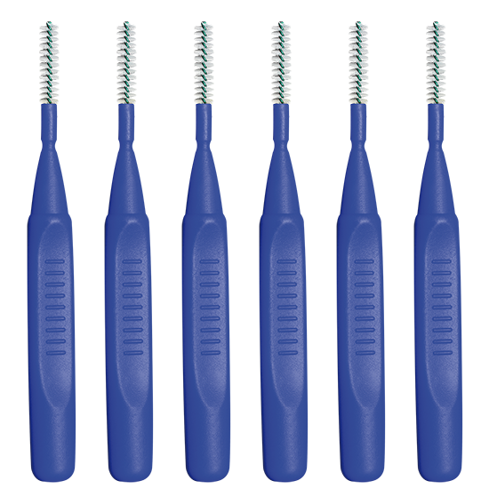 Everbright PRO Interdentalbürsten 0.60 mm blau - 6 Stück Everbright Everbright PRO Interdentalbürsten 0.60 mm blau - 6 Stück