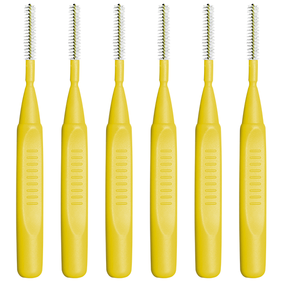 Everbright PRO Interdentalbürsten 0.70 mm gelb - 6 Stück Everbright Everbright PRO Interdentalbürsten 0.70 mm gelb - 6 Stück