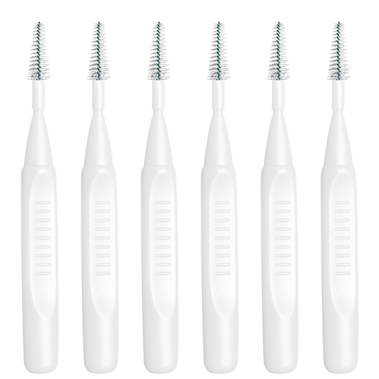 Everbright PRO Interdentalbürsten konisch 0.60 mm weiß - 6 Stück Everbright Everbright PRO Interdentalbürsten konisch 0.60 mm weiß - 6 Stück