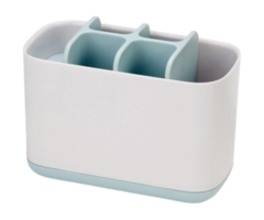 Zahnbürstenhalter mit 5 Sortierfächern - Freistehend - Groß Blau