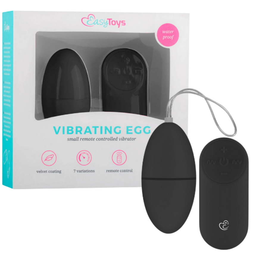 EasyToys Vibrations-Ei – Schwarz EasyToys EasyToys Vibrations-Ei – Schwarz