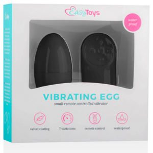 EasyToys Vibrations-Ei – Schwarz