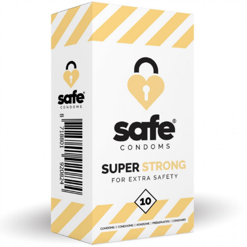 SAFE - Kondome - Super Stark - 10 Stück Safe SAFE - Kondome - Super Stark - 10 Stück