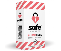 Safe SAFE - Kondome mit extra Gleitmittel - Superlube - 10 Stück