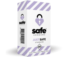 Safe SAFE - Kondome mit Silikongleitmittel - Standard - 10 Stück