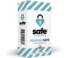 Safe SAFE - Kondome zur Orgasmusverzögerung - Performance - 10 Stück
